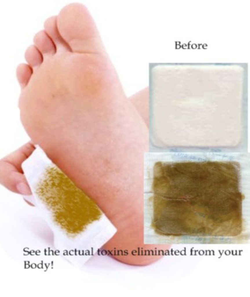 Kinoki Detox Foot Patch Pads, Feet Patches & Adhesive Sheets Remove